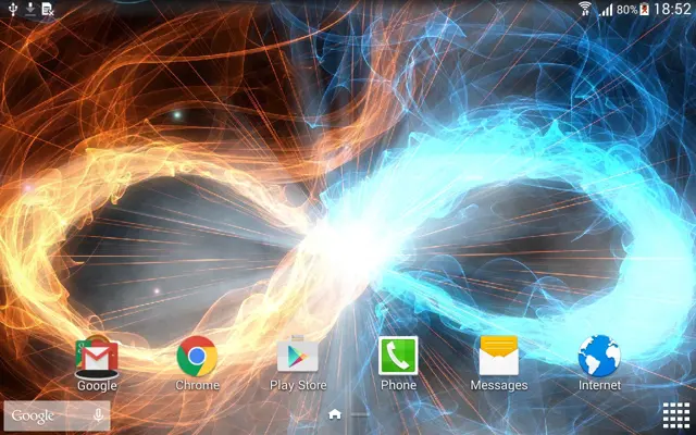 Fire & Ice Live Wallpaper android App screenshot 0