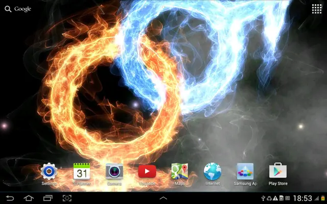 Fire & Ice Live Wallpaper android App screenshot 2